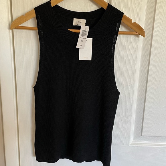 Aritzia / Wilfred Seychelles Sweater in Black (Size M) (NEW with tags) - Picture 2 of 5